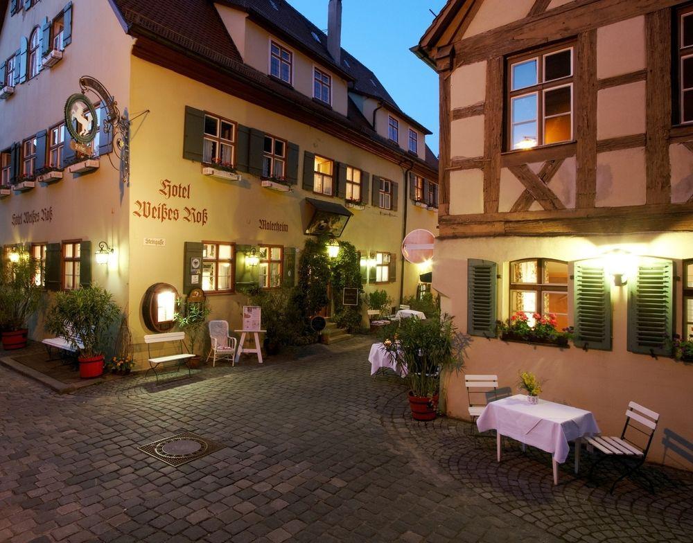 Hotel Weisses Ross Dinkelsbühl Dış mekan fotoğraf
